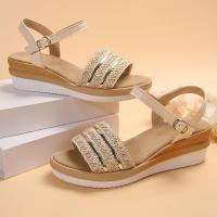 Sandalias de tacón de cuña de verano para mujer - details 3