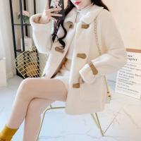 Nueva chaqueta sherpa de otoño e invierno para mujer, chaqueta corta holgada y versátil - details 11