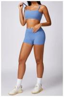 Traje atlético de 2 piezas para mujer, ropa de Yoga de secado rápido, equipo de Fitness, correr, entrenamiento, ropa de ejercicio - details 25