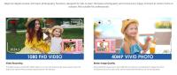Cámara digital, cámara digital vintage 1080P para niños, cámara digital para niños con pantalla de 2,4 pulgadas con 16 luces de relleno LED, regalo de cámara digital barato para niños mayores, adolescentes, estudiantes, principiantes - details 1
