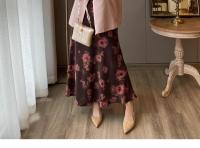Vestido floral francés para mujer, nuevo diseño de verano, temperamento sin mangas, cintura alta adelgazante, falda larga de cola de pez - details 5