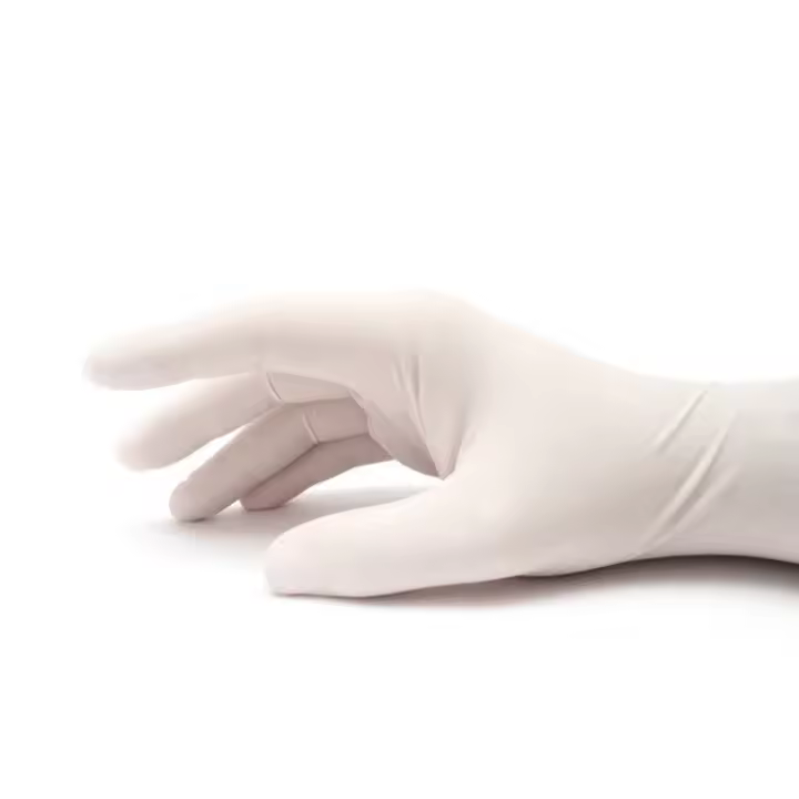 Guantes de Látex Universales Blancos Desechables Antideslizantes para Limpieza en el Hogar - 1