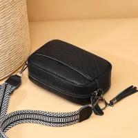 Bolso de Mano de Cuero Genuino para Mujer Color Sólido con Borlas Bolso de Hombro de Cuero de Vaca - details 10