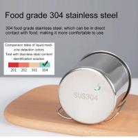 Taza de acero inoxidable plegable para acampar al aire libre, mosquetón portátil, tazas de Camping para el hogar, tazas de bote - details 4