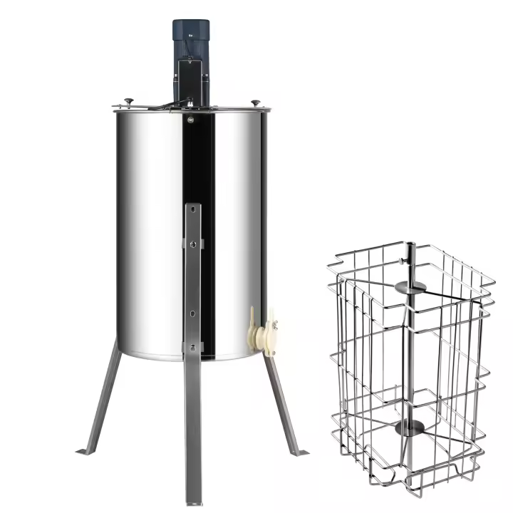 SucceBuy Extractor de Miel Eléctrico 2/4 Marco para Apicultores Tangencial - 1