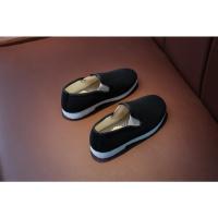 Zapatos de tela Retro Vintage para niños, mocasines casuales tradicionales de estilo chino para actuaciones, vacaciones étnicas suaves - details 13