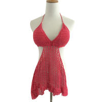 Traje de Baño de Punto Hecho a Mano para Mujeres Sexy Escote en V Moda Casual de Verano al Aire Libre en la Playa - details 0