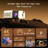 Proyector de Películas para el Hogar Android 13 Q6 300ANSI Wifi6 BT5.4 Resolución 720P - details 1