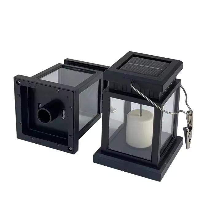 Linterna Colgante de Luz LED Retro Decoración de Camino Brillante Lámpara Solar Impermeable - 1