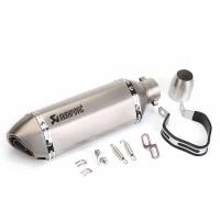 Motorcycle exhaust pipe Vent Pipe Exhaust Muffler Pipe Removable Silencer Power pipe Universal For z800 er6n z650 Ninja 300 er6n - details 5