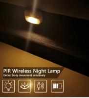 Luz LED nocturna para interiores con Sensor de movimiento, luces con pilas para pasillo, escalera, baño, armario y dormitorio - details 0