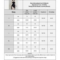 Vestido Negro sin Correas de Moda de Verano Vestido de Manga Irregular con Volantes para Mujeres - details 10