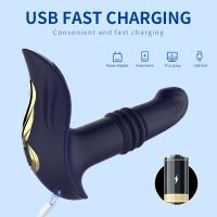 Vibrador Dildo de Empuje para Parejas Estimulador de Clítoris Vagina Punto G Juguete Sexual para Masturbación de Mujeres - details 6