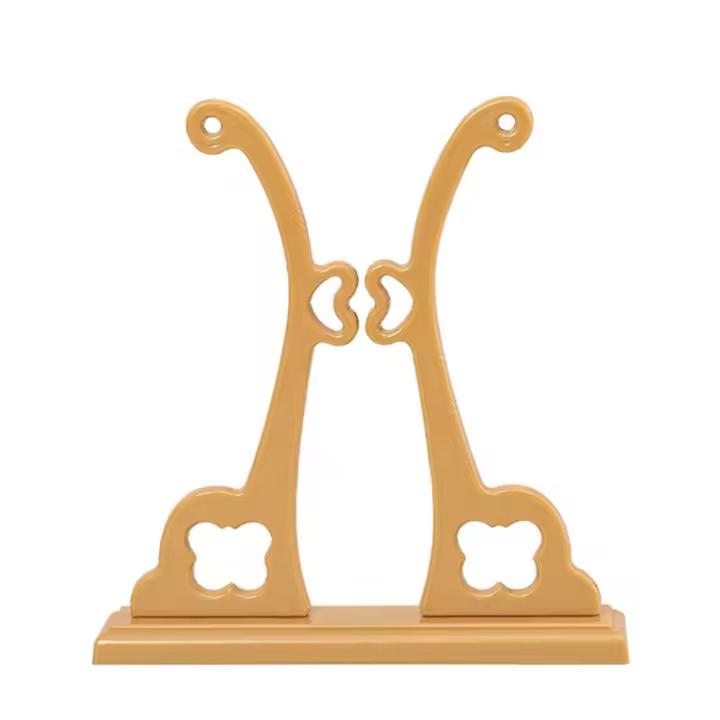 Abanico plegable para manualidades de fiesta de boda, estante de almacenamiento para decoración del hogar, soporte decorativo para abanico de mano, Base de exhibición, soporte para abanico de mano - 1