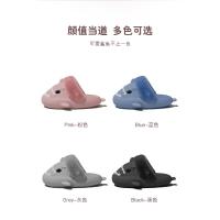 Zapatillas de algodón de tiburón extraíbles, impermeables, gruesas, de terciopelo, cálidas, para el hogar, zapatillas mullidas - details 4