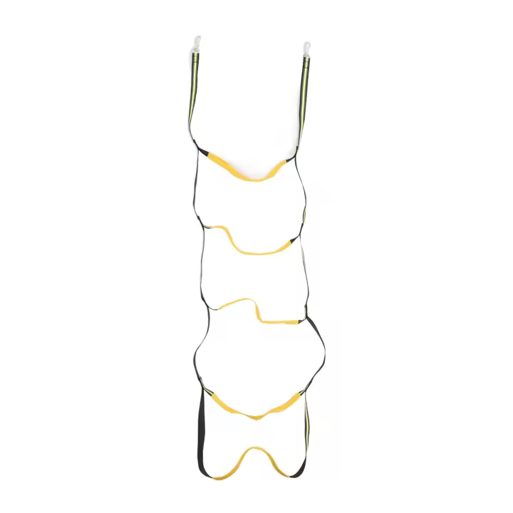 Escalera de cuerda marina para barco, escalera de cuerda de embarque para bote inflable, Kayak, lancha motora, piragüismo, verde fluorescente, 5 escaleras - 1