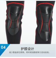 Traje de neopreno de 3mm para hombre, traje de buceo cálido de una pieza de manga larga con capucha, protector solar a prueba de frío, surf, natación, traje de baño - details 10