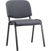 Silla de Visitas Ken en Tela I Silla de Conferencias Apilable I Silla de Reuniones con Capacidad máx. 120 kg I Color:, Color:Gris - details 0
