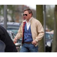 Chaqueta americana Harrington G9 pilot con cuello levantado para hombre, primavera 2024 - details 6