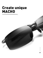 Gafas de sol polarizadas clásicas de lujo para hombres y mujeres, gafas de sol para conducir, pescar, senderismo, gafas vintage para hombre, gafas para hombre UV400 - details 7
