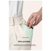 Parasol De Bolsillo Mini Protector Solar Y UV Sombrilla Plegable De Vinilo Para Protección Contra El Sol Y Lluvia - details 8