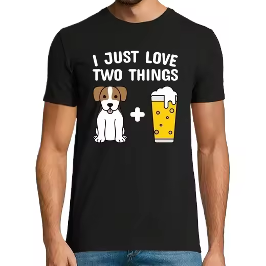 Jack Russell Terrier Cerveza Camisetas CERVEZA,Pack Regalo Camiseta Personalizada - 1