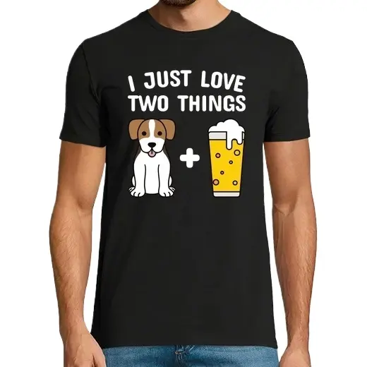 Jack Russell Terrier Cerveza Camisetas CERVEZA,Pack Regalo Camiseta Personalizada - 1