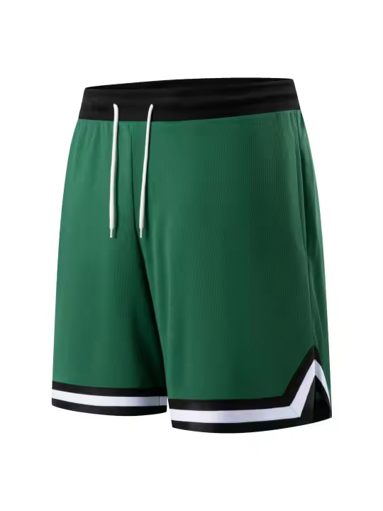 Pantalones de baloncesto de moda para hombre, material de poliéster de secado rápido, estilo americano. - 1
