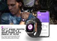 Reloj Inteligente Militar Resistente Duradero IP68 Impermeable 2,0' HD Pantalla Bluetooth para Android Ios Xiaomi - details 10