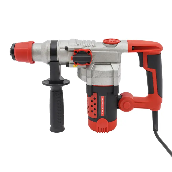 Juego de herramientas de taladro de martillo de demolición de hormigón, martillo neumático eléctrico de 2200W - 1