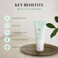 Limpiador refrescante Joseon Green Plum Beauty combinado con la crema hidratante facial Dynasty, adecuado para pieles secas - details 3