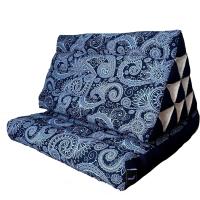 Cómodo Colchón De Suelo con Cojín De Lectura, Futón Japonés, Cama Plegable O Esterilla De Masaje Tailandés, 170 x 53 cm, Azul Claro - details 272