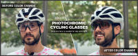 Kapvoe-gafas fotocromáticas para ciclismo de montaña para hombre, lentes de protección a prueba de viento, 1 lente - details 0