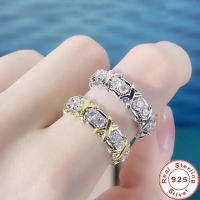 Andara Anillo de Plata Esterlina con Zirconia AAA Diseño Tejido de Plata para Mujer - details 4