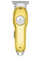 Kemei-cortadora de pelo eléctrica para hombre, máquina de corte de pelo profesional de metal, recargable, con batería de litio, Original - details 0