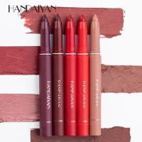 Lápiz Delineador de labios mate, taza antiadherente de larga duración, no se decolora, resistente al agua, Lápices de Colores de Cera no destiñe, Matte Crayon Lipstick, Waterproof Durable Terciopelo Lip Liner - HANDAIYAN - details 38