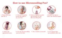 Pluma de Microneedling Eléctrica Profesional 28000RPM, 30 Piezas de Reemplazo, Herramienta de Cuidado de la Piel Facial - details 3