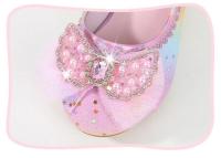 Zapatos de cuero con purpurina para niños, zapatos de princesa arcoíris para niñas, fiesta de boda, lentejuelas, lazo, tacones altos, zapatos individuales - details 12