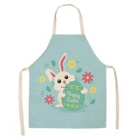 Delantal de lino con estampado Floral para adultos y niños, delantal de dibujos animados de plantas, accesorios de cocina para el hogar - details 23