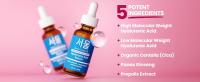 Seoul Ceuticals Korean Hyaluronic Acid Serum showcasing 5 key ingredients