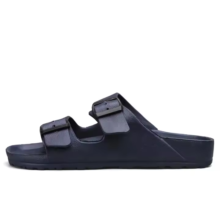 Zapatillas deslizantes suaves ajustables de verano para hombre, zapatillas planas de EVA, zapatillas antideslizantes ligeras, envío triangular - 1