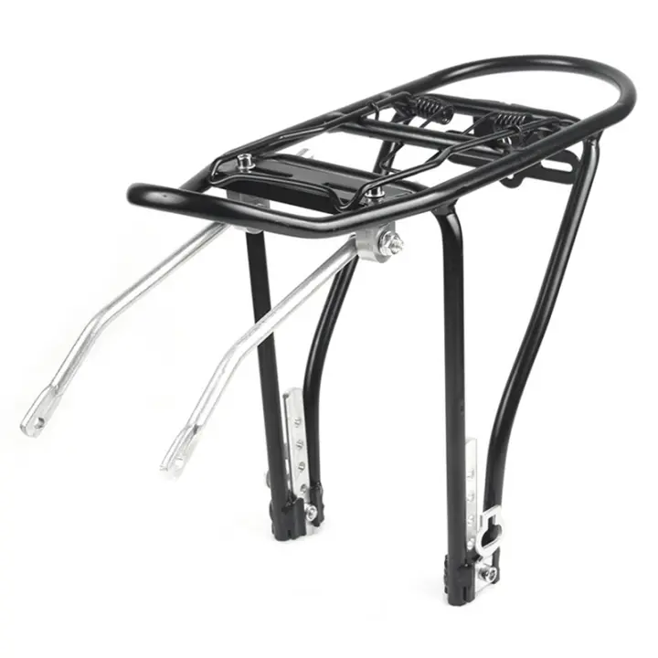 Bastidores traseros plegables para bicicleta, estante trasero de aleación de aluminio, piezas de estante trasero para bicicleta plegable, 20 pulgadas - 1