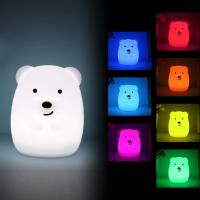Lámpara LED Mini de Dibujos Animados Luz Nocturna RGB Portátil Silicona - details 4
