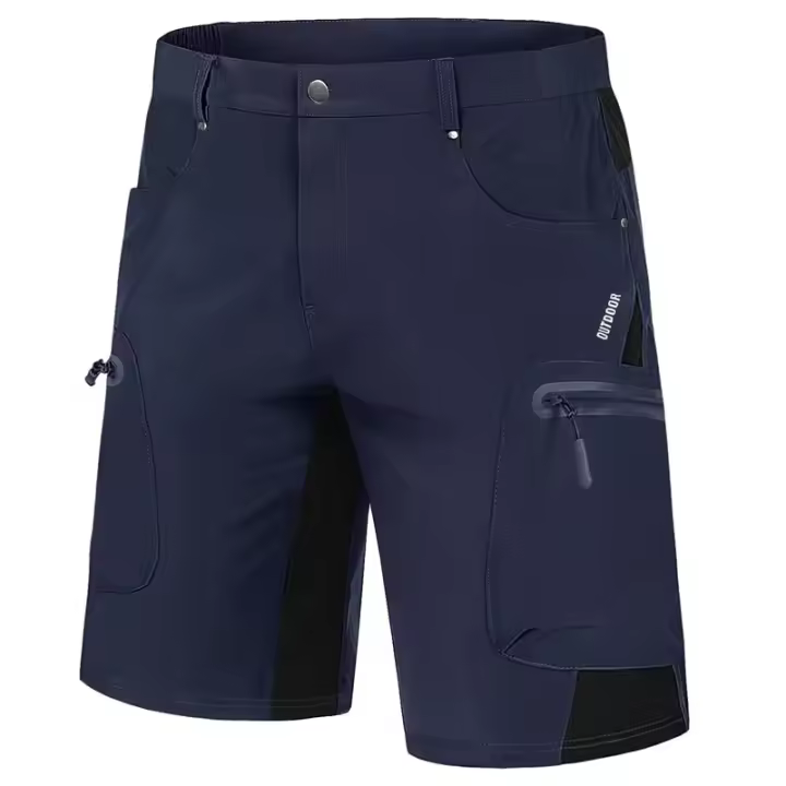 Pantalones cortos deportivos para hombre, de secado rápido, transpirables, para correr, caminar y trabajar, informales, verano - 1