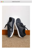 Zapatos cómodos minimalistas para hombres con punta ancha, descalzos, zapatos de caída cero, zapatillas de deporte unisex de cuero informales, zapatos ligeros para caminar - details 6