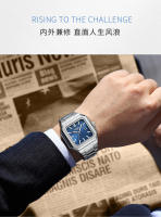 68 Nuevo reloj de cuarzo con calendario para hombre Nautilus con banda de acero resistente al agua - details 4