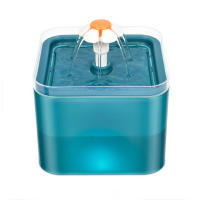 Fuente de Agua Automática para Gatos con Luz LED Capacidad de 2L Dispensador de Agua para Mascotas con Filtro de Reciclación Alimentos y Agua - details 6