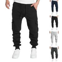 Pantalones de Workout Sueltos para Hombres Pantalones Cargo con Múltiples Bolsillos y Cordón - details 0