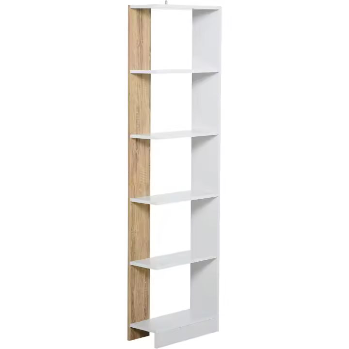 Estantería Elegante de 5 Niveles Diseño de Base Elevada Ideal para Estudio de Oficina - 1