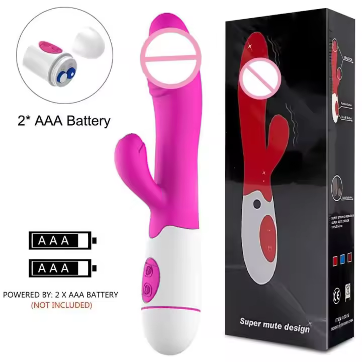 Leten 30 velocidades punto G femenino potente consolador conejo vibrador para mujeres estimulación del clítoris masaje masturbación juguetes sexuales para adultos - 1